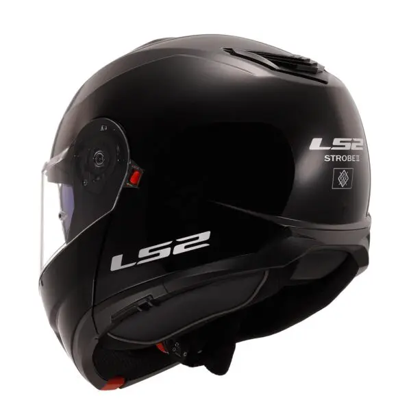 Ls2 STROBE 2 Çene Açılır Siyah Kask - Görsel 3