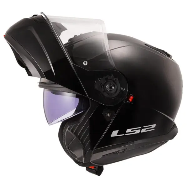 Ls2 STROBE 2 Çene Açılır Siyah Kask - Görsel 5