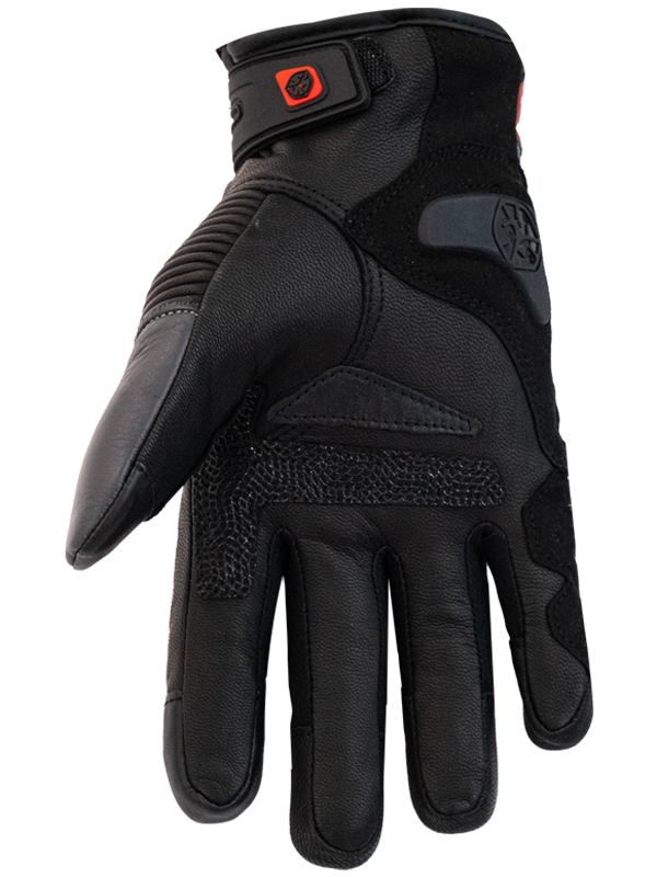 Scoyco MC78WP Carbon Korumalı Gri Kırmızı Eldiven - Görsel 2