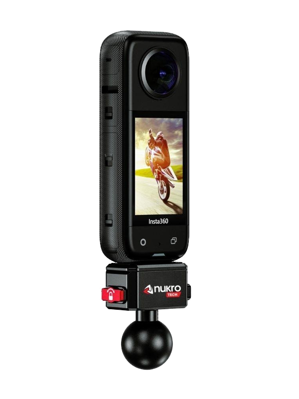 Nukrotech Kelepçe Bağlantılı 360 Aksiyon Kamera Tutucu Tak Çıkar Başlıklı - Görsel 4