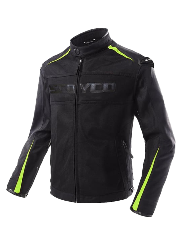 Scoyco JK63 Yazlık Siyah Neon Mont