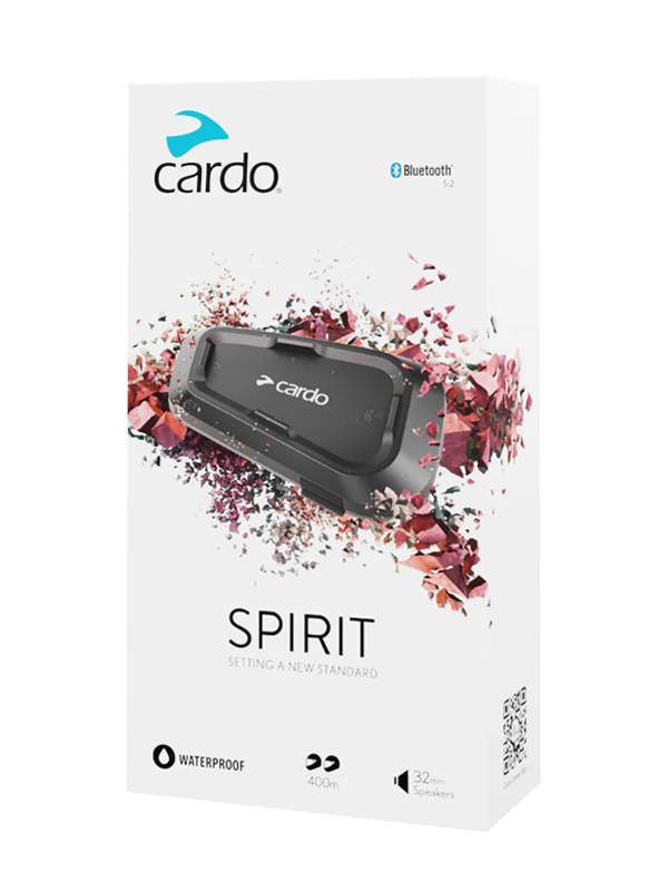 Cardo SPIRIT Bluetooth İntercom ve Kulaklık Seti ( Tekli Paket )