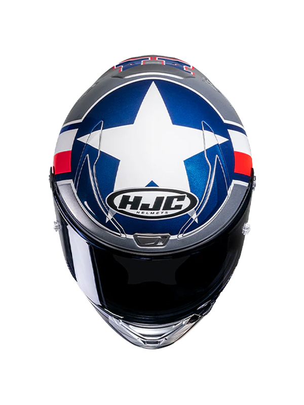 HJC RPHA1 KASK BEN SPIES SILVERSTAR MC21 - Görsel 3