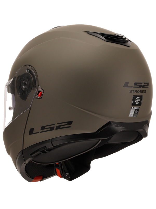 Ls2 STROBE 2 Çene Açılır Mat Kum Kask - Görsel 4