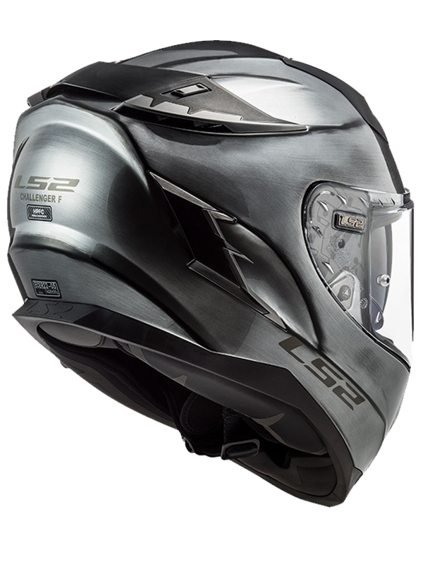 Ls2 CHALLENGER Jeans Gri Kask - Görsel 2