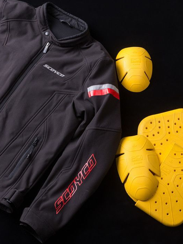Scoyco JK127 Softshell Korumalı 3 Mevsim Siyah Mont - Görsel 3