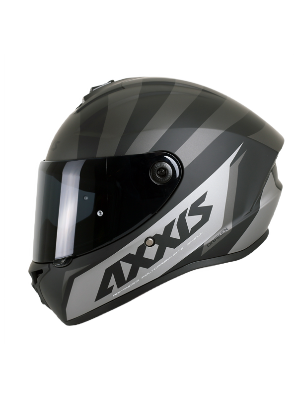 AXXIS DRAKEN S PREMIER Mat Siyah Gri Kask