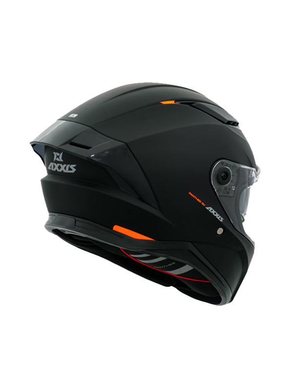 AXXIS PANTHER SV Mat Siyah Kapalı Kask - Görsel 3