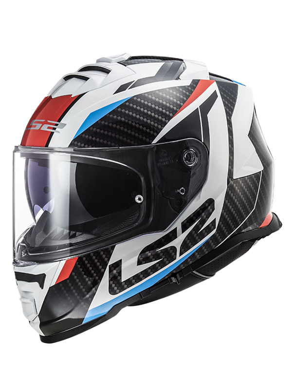 Ls2 STORM 2 Racer Mavi Kırmızı Beyaz Kask