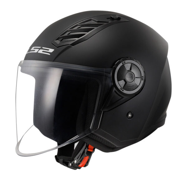 Airflow 2 Mat Siyah Açık Kask - Görsel 2