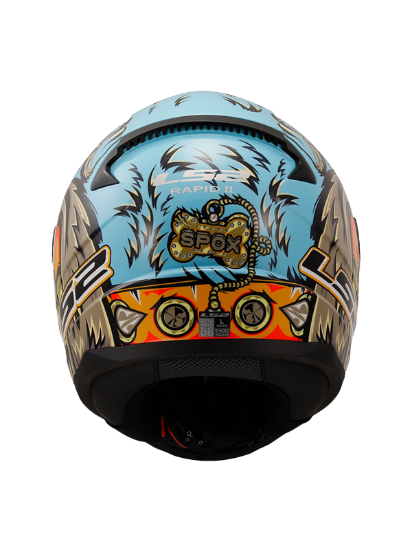 Ls2 RAPID 2 Neo Mavi-Mor Kapalı Kask - Görsel 4