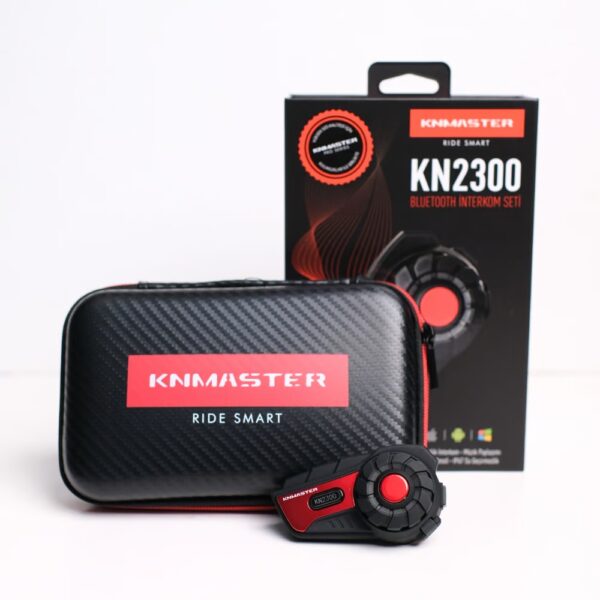 Knmaster KN2300 Motosiklet Kask İnterkom Bluetooth Intercom Kulaklık Seti