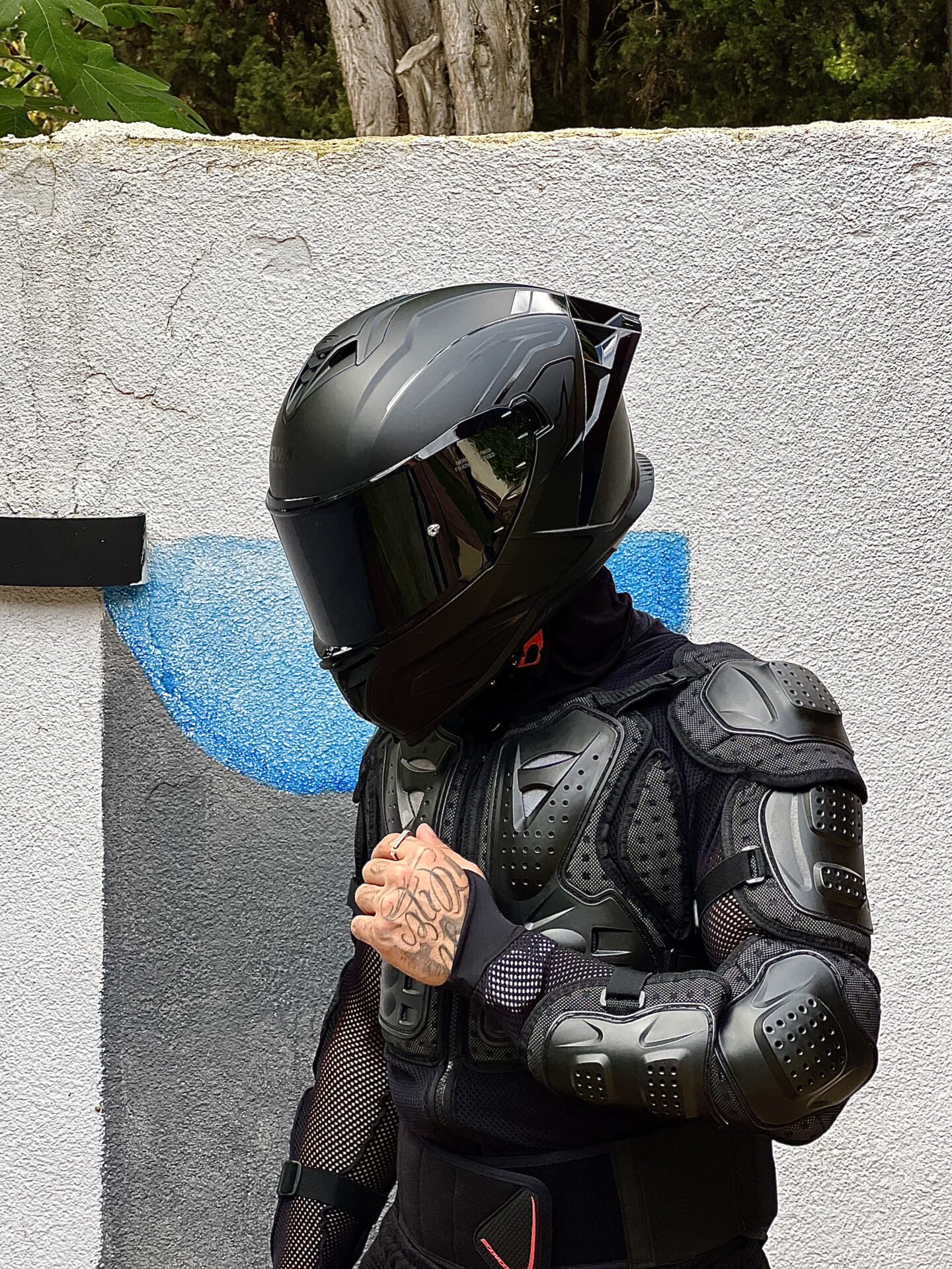 SWAY SW867 MAT SİYAH BLACK LINE KASK